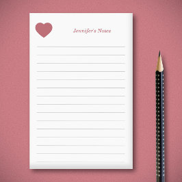 Hart en Rood Post-it® Notes