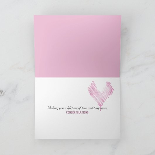 Hart en Roos van de wedloop Kaart (Binnen)