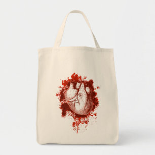 Hart en spatter tote bag