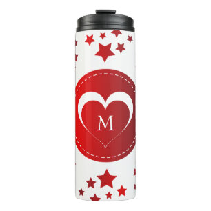 Hart en sterren thermosbeker