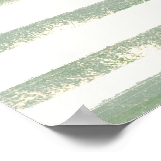 Hart en strepen poster (Hoek)