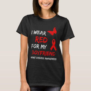 Hart- en vaatziekten Bewustzijn Ik Draag voor mijn T-shirt