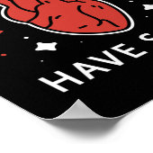 Hart- en vaatziekten Warrior CHD Awareness Poster (Hoek)