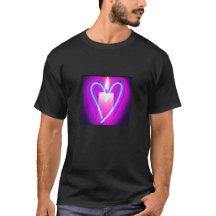 Hart en vlam T-shirt