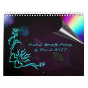 Hart- en Vlinderfantasie Kalender