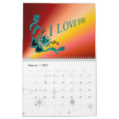 Hart- en Vlinderfantasie Kalender (Feb 2027)