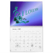 Hart- en Vlinderfantasie Kalender (Jan 2027)