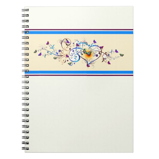 Hart en vlinders notitieboek (Voorkant)