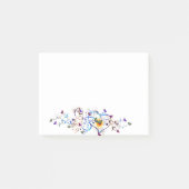 Hart en vlinders post-it® notes (Voorkant)