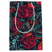 hart en vogel medium cadeauzakje (Voorkant)