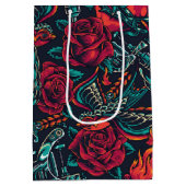 hart en vogel medium cadeauzakje (Achterkant)