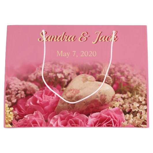 Hart en Vrijgezellenfeest Groot Cadeauzakje (Voorkant)