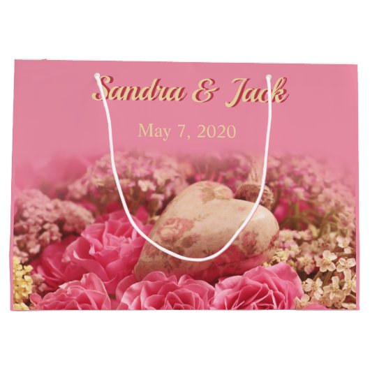 Hart en Vrijgezellenfeest Groot Cadeauzakje (Achterkant)