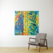 Hart en ziel: Abstract minimalistisch Wandkleed (In situ)