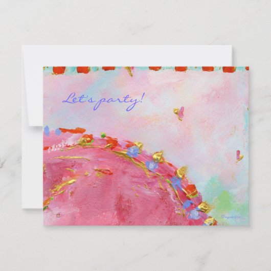 hart en ziel feest uitnodiging (Voorkant)