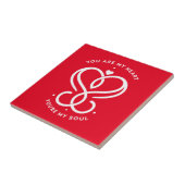 Hart en ziel tegeltje (Zijkant)