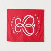 Hart en ziel wandkleed (Voorkant (horizontaal))