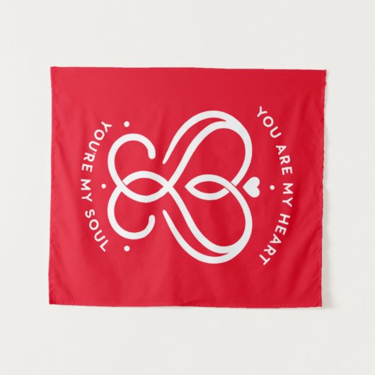 Hart en ziel wandkleed (Voorkant (horizontaal))