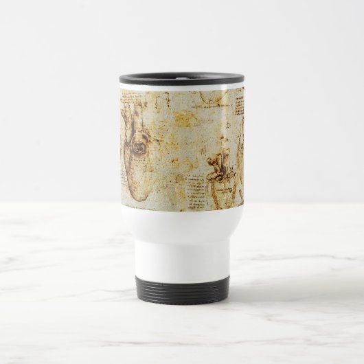 Hart en zijn bloedvaten, cardioloog medisch reisbeker (Center)