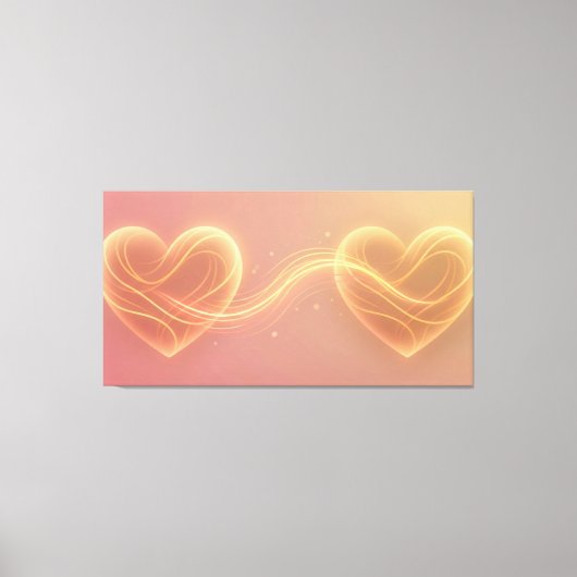 Hart Energie Stroom Canvas Afdruk (Voorkant)
