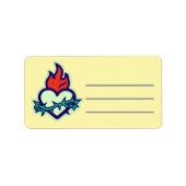 hart etiket (Voorkant)