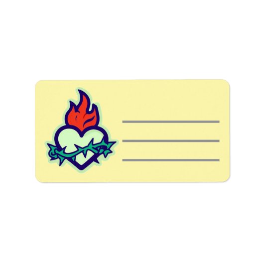 hart etiket (Voorkant)