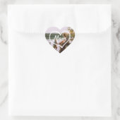 Hart Familie Foto Script Custom Cadeau Sticker (Tas)
