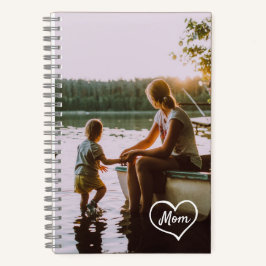 Hart Familie Foto Script Op Maat Geschenk Notitieb Notitieboek