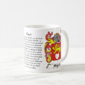 Hart Family Coat of Arms Mok (Voorkant rechts)