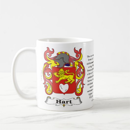 Hart Family Coat of Arms Mok (Links)