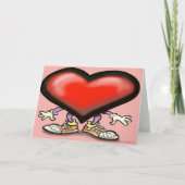 hart feestdagen kaart (Voorkant)