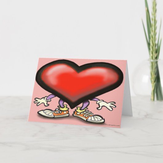 hart feestdagen kaart (Voorkant)