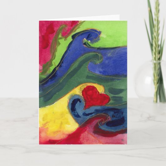 Hart Feestdagen Kaart (Voorkant)