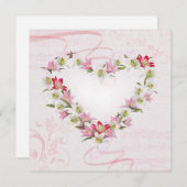 Hart Feestdagenkaart (Voorkant / Achterkant)