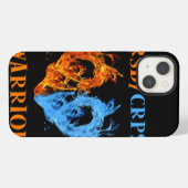 Hart/Flames...RSD/CRPS iPhone Hoesje (Achterkant horizontaal)