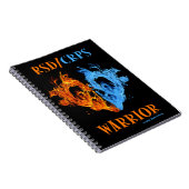 Hart/Flames...RSD/CRPS Notitieboek (Rechterzijde)