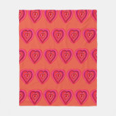 hart fleece deken (Voorkant)