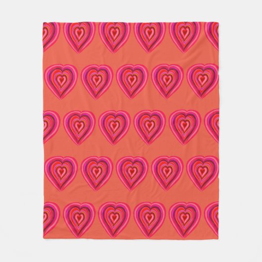 hart fleece deken (Voorkant)