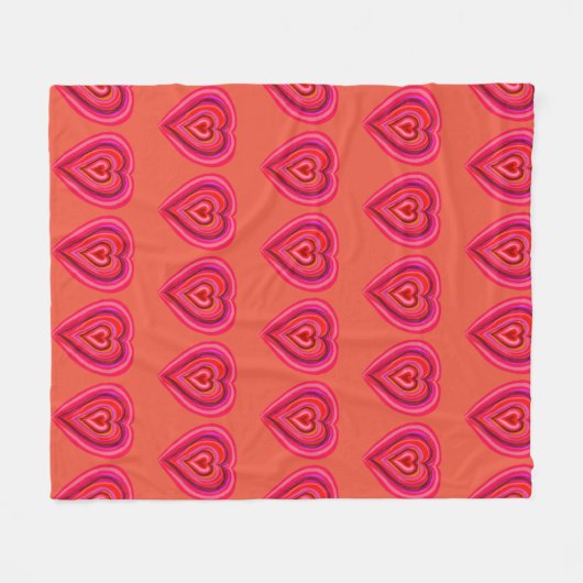 hart fleece deken (Voorkant (Horizontaal))