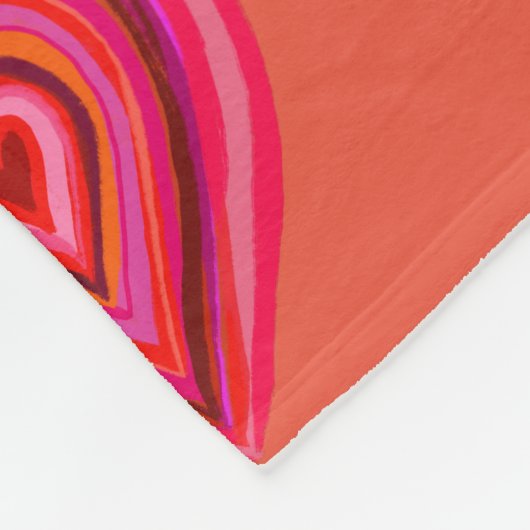 hart fleece deken (Hoek)