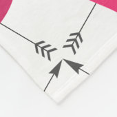 hart fleece deken (Hoek)