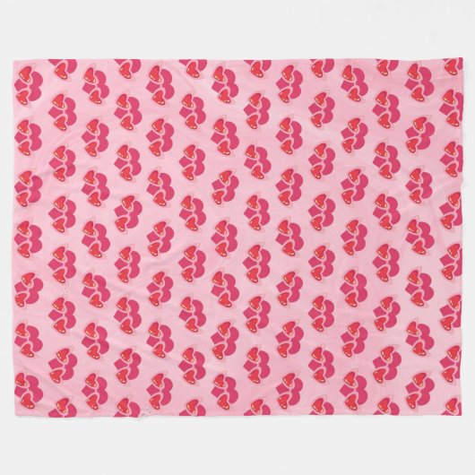 Hart Fleece Deken (Voorkant (Horizontaal))