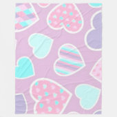 hart fleece deken (Voorkant)