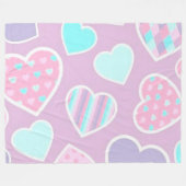 hart fleece deken (Voorkant (Horizontaal))