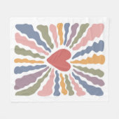 hart fleece deken (Voorkant (Horizontaal))