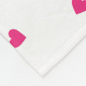 hart fleece deken (Hoek)