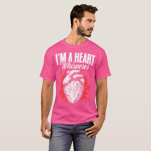 Hart fluisteraar Hart Arts Cardioloog T-shirt (Voorkant volledig)