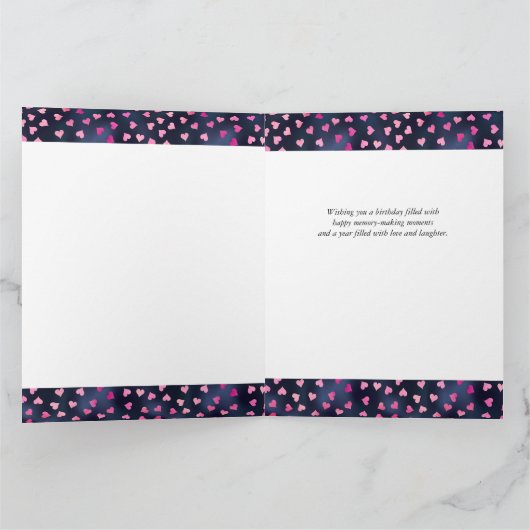 Hart Foto Collage 36 Pic Love Hearts Birthday Kaart (Binnen)