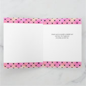 Hart Foto Collage Pink Love Hearts Jubileum Kaart (Binnen)