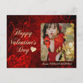 Hart Foto Klaslokaal Valentijnsdag Kaart (Voorkant)